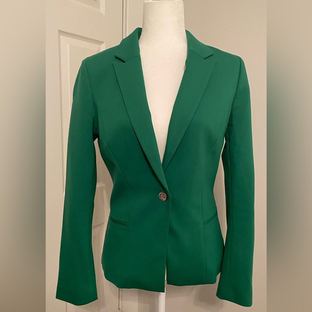 WHBM Green Blazer